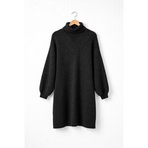 Guess Women’s Black Turtleneck Sweater Dress XL Long Sleeve Knit NWT $108